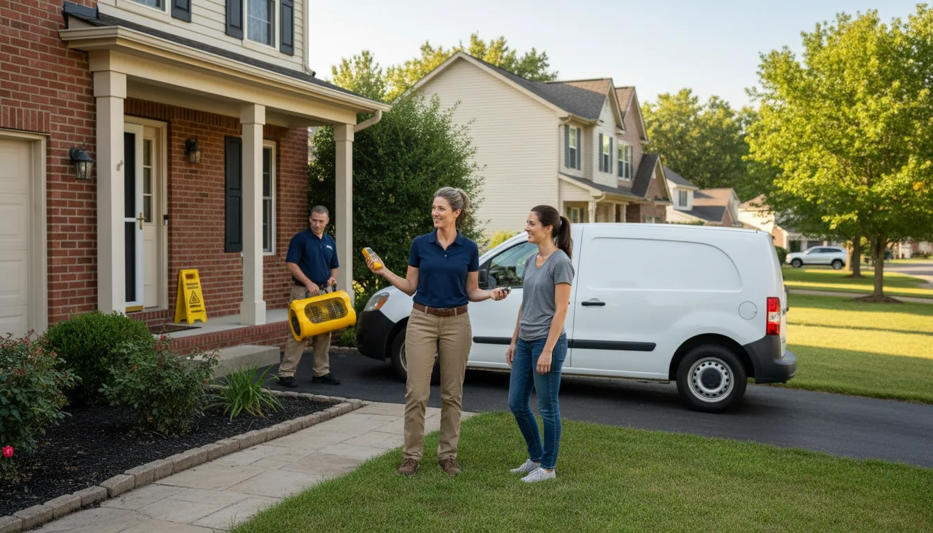 Residential water damage restoration in Carmel, CA
